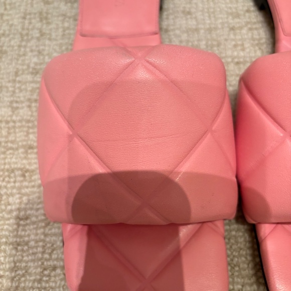 Bottega Veneta Pink Quilted Flats, Size 36.5 - Picture 4 of 4